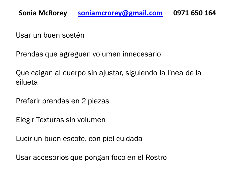 Tips disimular panza SoniaMcRorey Asesoria de Imagen Paraguay 2