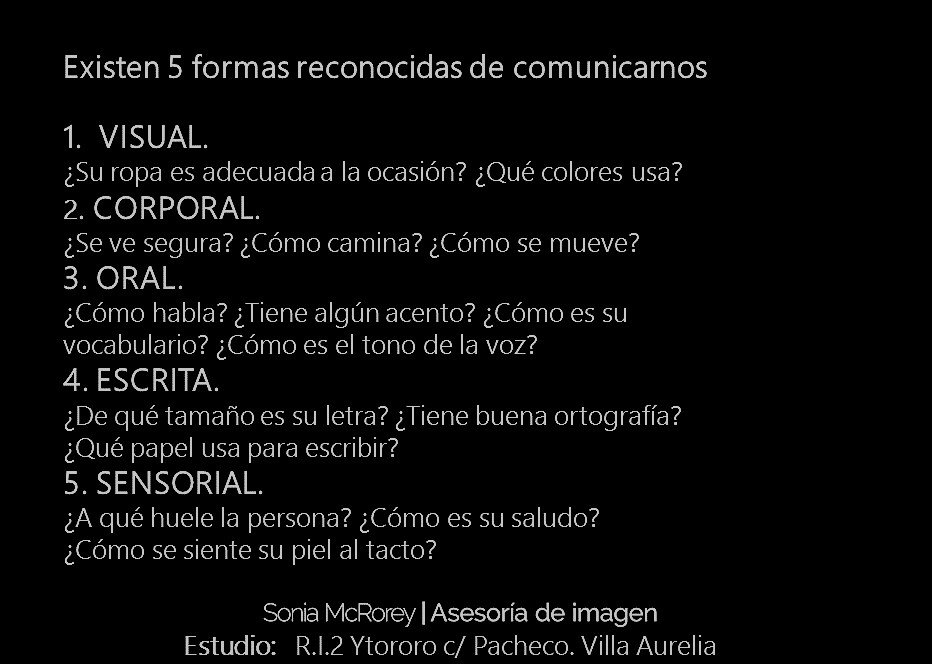 Imagen: Conoce las 5 formas en que nos comunicamos