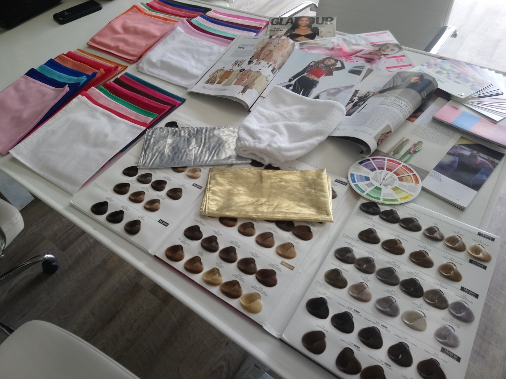 Parte de una sesion de&nbsp;Colorimetría